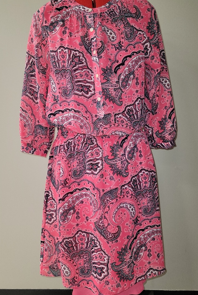 Ralph Lauren Pink Paisley Dress size 6